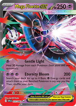 Double rare Pokémon card Mega Floette ex 35/86 from Chaos Rising expansion