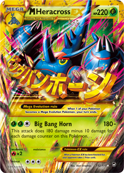Mega Heracross EX 112/111 Pokémon card from Furious Fists for sale at best price