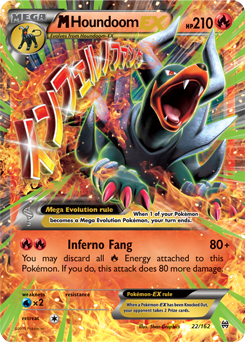 Mega Houndoom EX 22/162 Pokémon card from Breakthrough for sale at best price