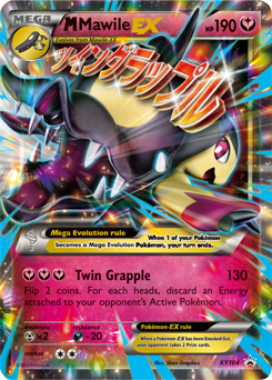 Promo Pokémon card Mega Mawile EX XY104 from XY Promos expansion