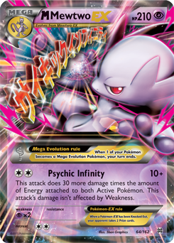 Mega Mewtwo EX 64/162 Pokémon card from Breakthrough for sale at best price