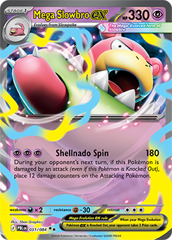 Carte Pokémon Double rare Méga Flagadoss ex 31/84 de la série Nuit Noire