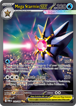 Mega Starmie ex 118/88 Pokémon card from Perfect Order for sale at best price
