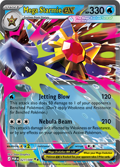 Mega Starmie ex 21/88 Pokémon card from Perfect Order for sale at best price