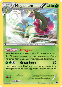Meganium 3/122 Pokémon card from Breakpoint for sale at best price