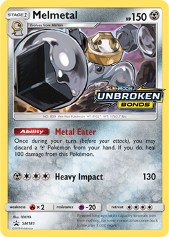 Melmetal SM181 Pokémon card from Sun and Moon Promos for sale at best price