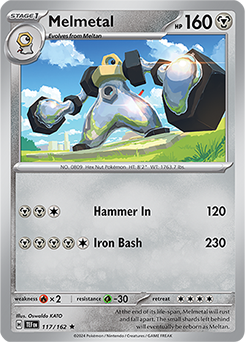 Melmetal 117/162 Pokémon card from Temporal Forces for sale at best price