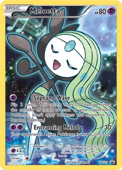 Carte Pokémon Promo Meloetta XY120 de la série Promos XY