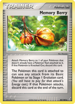 Memory Berry 80/100 Pokémon card from Ex Crystal Guardians for sale at best price