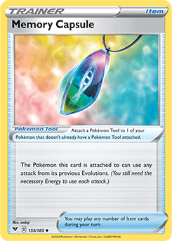 Memory Capsule 155/185 Pokémon card from Vivid Voltage for sale at best price