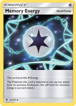 Memory Energy 194/214 Pokémon card from Lost Thunder for sale at best price