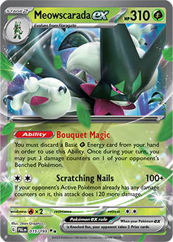 Meowscarada ex 015/193 Pokémon card from Paldea Evolved for sale at best price