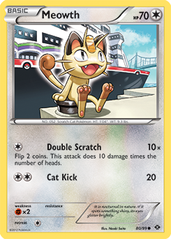 Meowth 80/99 Pokémon card from Next Destinies for sale at best price