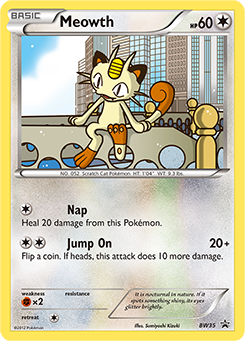 Meowth BW35 Pokémon card from Back & White Promos for sale at best price