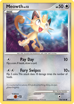 Meowth 106/146 Pokémon card from Legends Awakened for sale at best price