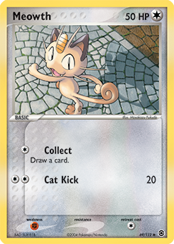 Carte Pokémon Miaouss 69/112 de la série Ex Rouge Feu Vert Feuille en vente au meilleur prix