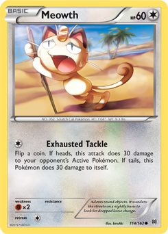 Meowth 114/162 Pokémon card from Breakthrough for sale at best price