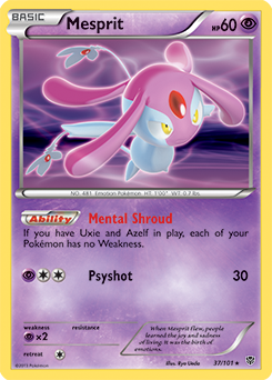 Mesprit 37/101 Pokémon card from Plasma Blast for sale at best price