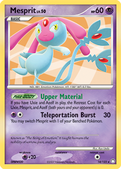 Mesprit 14/123 Pokémon card from Mysterious Treasures for sale at best price