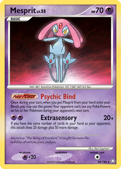 Mesprit 34/146 Pokémon card from Legends Awakened for sale at best price