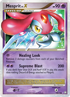 Mesprit LV.X 143/146 Pokémon card from Legends Awakened for sale at best price