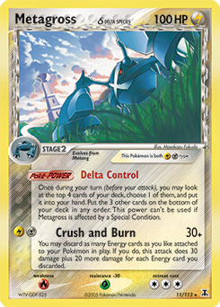 Carte Pokémon Metalosse 11/113 de la série Ex Espèces Delta en vente au meilleur prix