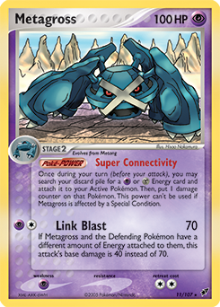 Metagross 11/107 Pokémon card from Ex Deoxys for sale at best price
