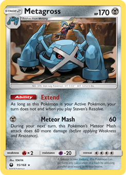 Metagross 95/168 Pokémon card from Celestial Storm for sale at best price