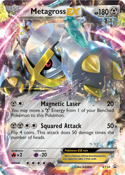 Metagross EX XY34 Pokémon card from XY Promos for sale at best price