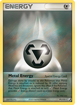 Carte Pokémon Énergie Métal 97/115 de la série Ex Forces Cachées en vente au meilleur prix
