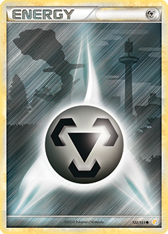 Common Pokémon card Metal Energy 122/123 from HeartGold SoulSilver expansion
