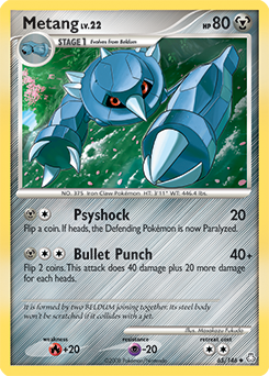 Metang 65/146 Pokémon card from Legends Awakened for sale at best price
