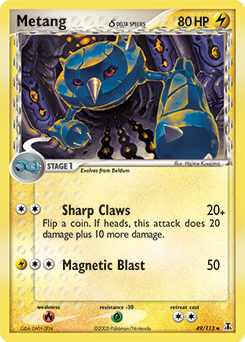 Metang 49/113 Pokémon card from Ex Delta Species for sale at best price