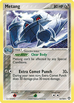 Metang 35/108 Pokémon card from Ex Power Keepers for sale at best price