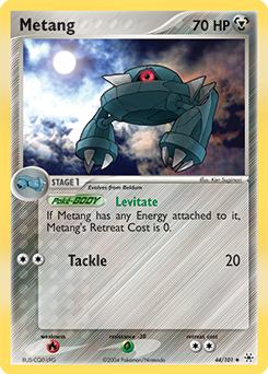 Metang 44/101 Pokémon card from Ex Hidden Legends for sale at best price