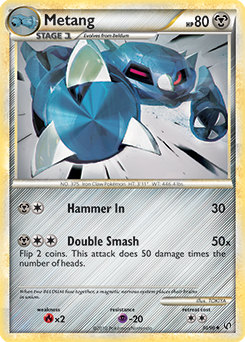 Metang 30/90 Pokémon card from Undaunted for sale at best price