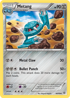 Metang 48/98 Pokémon card from Ancient Origins for sale at best price