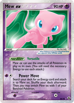 Carte Pokémon Mew ex 88/92 de la série Ex Créateurs de Légendes en vente au meilleur prix