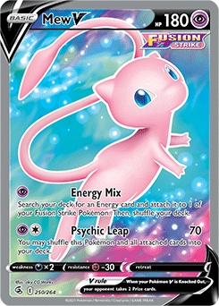 Mew V 250/264 Pokémon card from Fusion Strike for sale at best price
