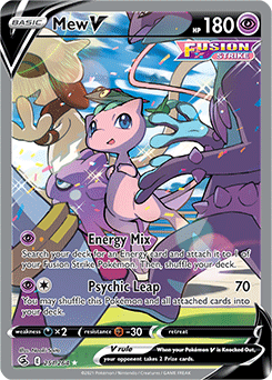 Mew V 251/264 Pokémon card from Fusion Strike for sale at best price