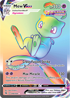 Mew VMAX 268/264 Pokémon card from Fusion Strike for sale at best price