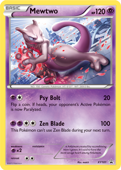 Mewtwo XY101 Pokémon card from XY Promos for sale at best price