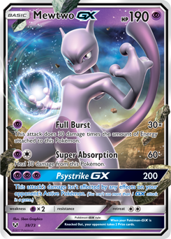 Mewtwo GX 39/73 Pokémon card from Shining Legends for sale at best price