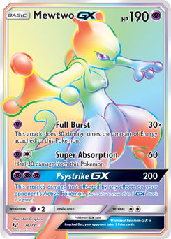 Mewtwo GX 76/73 Pokémon card from Shining Legends for sale at best price