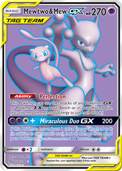 Mewtwo Mew GX 222/236 Pokémon card from Unified Minds for sale at best price