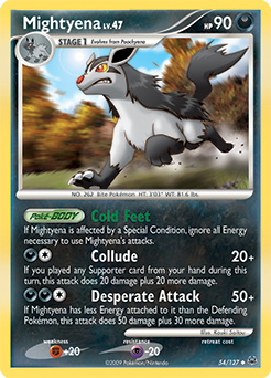 Mightyena 54/127 Pokémon card from Platinuim for sale at best price