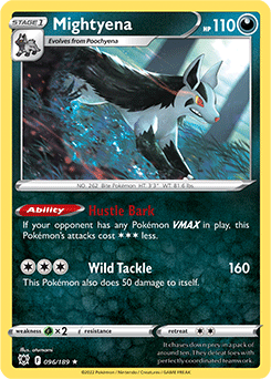 Mightyena 096/189 Pokémon card from Astral Radiance for sale at best price