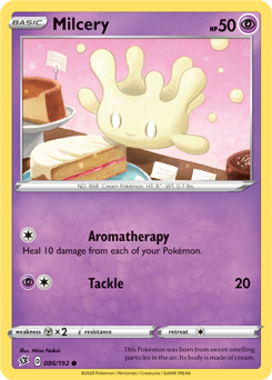 Milcery 86/192 Pokémon card from Rebel Clash for sale at best price