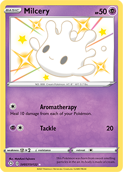 Shining Pokémon Pokémon card Milcery SV057/SV122 from Shining Fates expansion