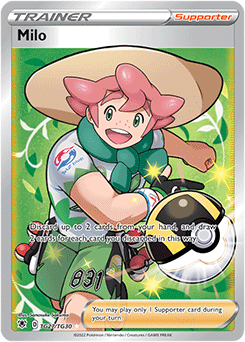 Milo TG27/TG30 Pokémon card from Astral Radiance for sale at best price